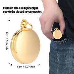 Portable Brass Folding Compass Compact Tool For Outdoor Activities Premium
