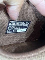 Skechers Outdoor Memory Foam Brown Leather Slip-On Shoes Size 8.5