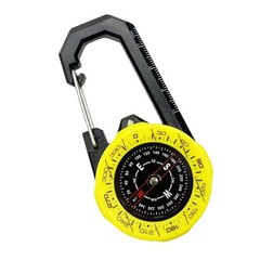 Outdoor Buckle Type Compasses Portable Carabiner Compasses for Hiking and