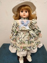 Artist doll, porcelain doll, 40 cm, collector’s item, rarity, vintage
