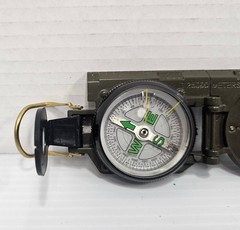 Sheffield Directional Compass US Military Lensatic Aluminum Body EDC Survival