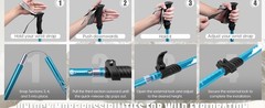 Covacure Hiking Poles Collapsible Trekking Poles – Aluminum Alloy 7075 Walking