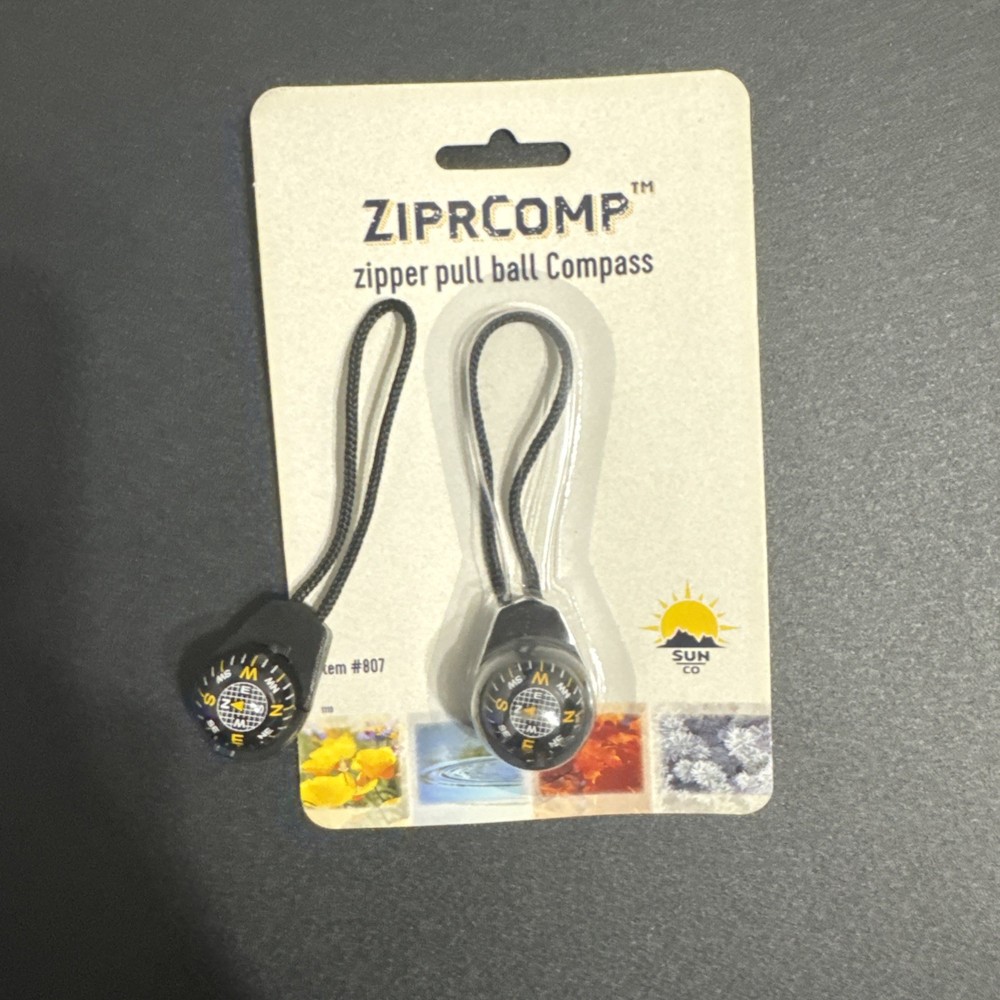 Sun Company ZiprComp – Micro Ball Compass with Lanyard