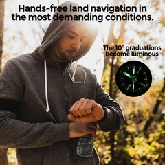 Tritium Wrist Compass J582T – Military-Grade Glow Compass for Night Adventures