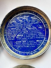 Vintage TWO NIKWAX NON-TACK WAX FOR WAX-COTTON 190ml TINS MADE IN ENGLAND