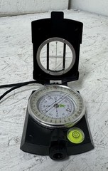 Eyeskey Navigation Compass Great Condition With Manual And Green Case