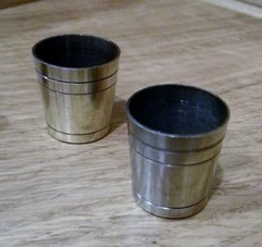 SOLID BRASS WALKING STICK “ULTRA” FERRULES. THICK *4mm BASE* Choice of 12 SIZES