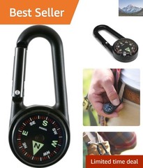 Coghlan’s Lightweight Carabiner Compass: Essential Navigation Tool for Hiking