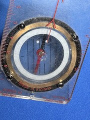 Vintage SUUNTO Precise Pathfinder Compass, Made in Finland 3.25″ x 2.25″