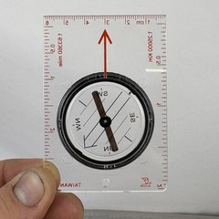 Vintage Silva System Compass with Ruler