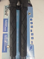 Crivit Trekking Poles Ultra Light 135cm Adjustable Aluminum Walking / Hiking NEW