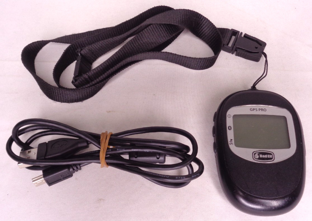 Bad Elf GPS Pro Bluetooth Data Logger BE-GPS-2200 with Lanyard & Cable – Works
