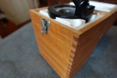 Handheld Compass Alidade by CARAC Industry Co. Ltd. Japan with wood box