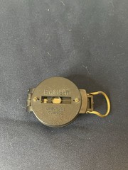 Vintage Engineer Directional Compass Lensatic Metallic Black in Color WORKING