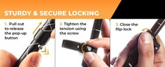 Lightweight Trekking Poles – Compact Walking Sticks with Quick Locks, Ergonomic