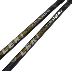 Leki Super Makalu Twist Triple Spring Cortec Trekking Poles 115-140cm Adjustable