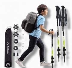 TrailBuddy Trekking Aluminum Hiking Poles, Backpacking Gear (Jr Size) Pair of 2