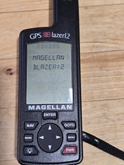 Magellan GPS Blazer 12 Satellite Navigator w/ Manual Outdoors/Hiking Tested EUC