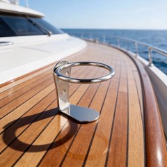 Marine Grade 316 Stainless Steel Wall Mount Bottle Cup Holder for Boats RVs