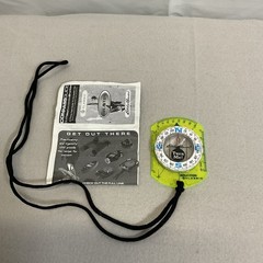 Eddie Bauer Brunson Classic Compass With Lanyard and instructions, Orienteering
