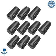 10PCS Rubber Trekking Pole Tips – Universal, Durable, Slip-Resistant Protecto…
