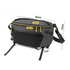 Outdoor Chest Bag Lightweight Portable Design Moisture-proof Partition