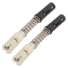 2 Pcs Hiking Trekking Pole Parts Cane Fitting for Poles Expansion Tube