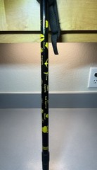 PAULS SUPPLIES Trekking Pole Adjustable Hiking Walking Stick Black Animal Print