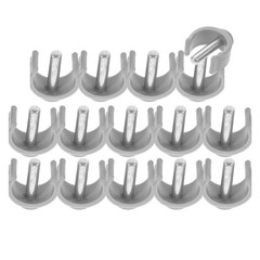 14 Pcs Crutch Repair Parts Walking Cane Clamp Accessories for Seniors