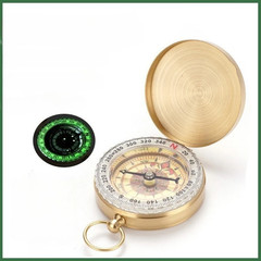 Glow in the Dark Compass with Flip Cover for Hiking Camping Navigation