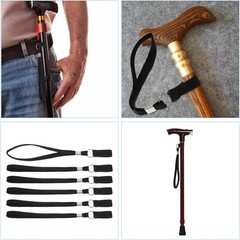 6 Pack Walking Cane Wrist Strap, Anti-Slip Elastic Trekking Pole Handle Straps