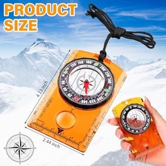Geiserailie Orienteering Compass Bulk Navigation Map Reading Compass for Kids