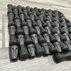 100X TrailBuddy Walking Stick Tips – Box of 100 Replacement Rubber Cane Tips Fit