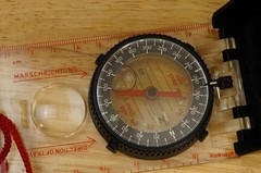 Vintage Camping Map Tool Touring Compass West Germany in Original Box