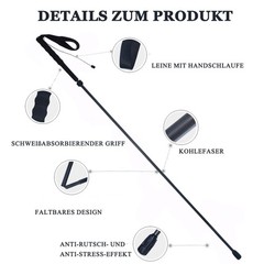 OKHEALING Trekking Poles【Ultralight】Carbon Fiber 5 Sections, Set of 2, Hiking…