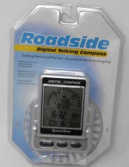 Excalibur Roadside Digital Clock Thermometer Plus Talking Compass