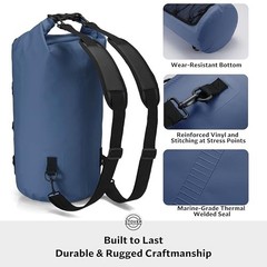 5/10/25/30/40/55L Waterproof Dry Bag- Roll 30L 30l Navy Blue (With Phone Case)