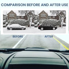 High-quality solar-powered portable car defogging and de-icing instrument