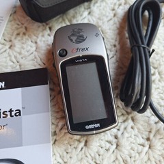 Garmin eTrex Vista Handheld GPS Unit Navigator Manual Case Cord