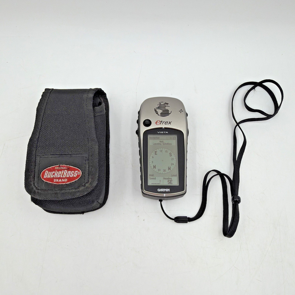 Garmin eTrex Vista Handheld Personal Navigation GPS Mobile Bucketboss Case WORKS