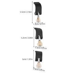 9Pcs Durable Black Nylon Camping Pole Quick Flip Lock Clamp for Trekking Poles