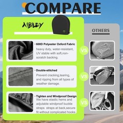 RV Tire Covers Sets of 4,Wheel Tire Cover for Trailers Travel Camper Truck SU…