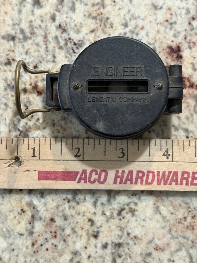 Vintage Engineer lensatic Compass Japan Liquid Filled VGC