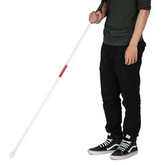 Aluminum Alloy Blind Cane Walking Stick Durable Foldable Anti-slip Grip 50 inch