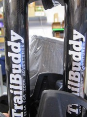 TRAILBUDDY Trail Stick BLACK 24.5-54″NEW