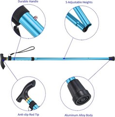 Trekking Poles – Collapsible Hiking Walking Sticks, Telescopic & Folding, Apply