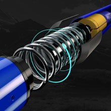 Trekking Poles Shock Absorbing Adjustable Hiking or Walking Sticks for Hiking
