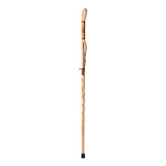 Brazos Twisted Safari Hickory Wood Walking Stick 58 Inch Height