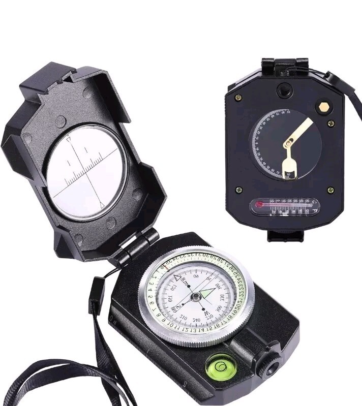 Military Lensatic Compass for Hiking Survival Camping Hunting Gifts Army…