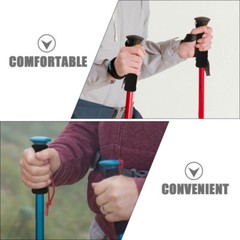 2 Pcs Cane Handle Grips Foam Replacement Walking Aid Cover Man